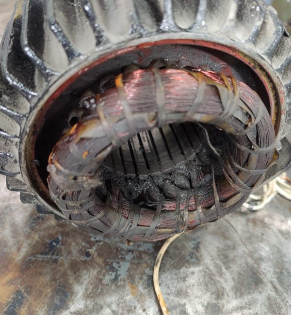 Motor bomba Asten antes